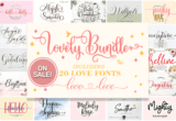 98% Off – Lovely Font Bundle: 20 Premium Fonts | Commercial License – for Windows & Mac OS X