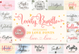 98% Off – Lovely Font Bundle: 20 Premium Fonts | Commercial License – for Windows & Mac OS X