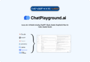 90% Off – ChatPlayground AI: Lifetime Access | Compare Multiple AI Models Side-By-Side in One Powerful Platform