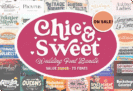 Giveaway – Chic & Sweet Wedding Font Bundle: 75 Premium Fonts + full commercial license