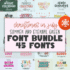 99% Off – Interesting Collection Font Bundle: 70 Premium Fonts by Wankriss | Commercial License