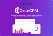 80% Off + 50% Off – ClearCRM: Yearly Subscription | All-in-One CRM Software: Sales & Marketing Automation, Project Management, Client Portal & Invoicing Platform