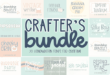 Giveaway – Crafters Font Bundle: Free Premium License | 20 Stunning Cursive and Script Fonts