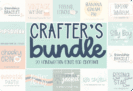 Giveaway – Crafters Font Bundle: Free Premium License | 20 Stunning Cursive and Script Fonts