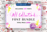 99% Off – All Collections Font Bundle: 92 Premium Fonts With Commercial License