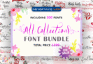 99% Off – All Collections Font Bundle: 92 Premium Fonts With Commercial License