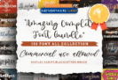 Font Giveaway: Amazing Complete Fonts Bundle – Free Commercial License – 158 Premium Fonts for Windows & Mac