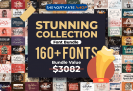 99% Off – Stunning Font Bundle: 166 Premium Fonts by Letterena Studios – Lifetime Commercial License – for WIndows & Mac