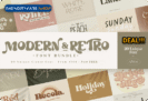 91% OFF – Modern & Retro Font Bundle: 20 Premium Fonts by AMost Store | Commercial License – for Windows & Mac OS X