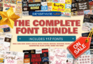 99% Off – The Complete Font Bundle: 117 Premium Fonts by putracetol | Commercial Use License