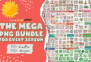 Giveaway – The Mega PNG Bundle: Free 950+ High‑Res Designs for T‑Shirts, Mugs, Cards & Stickers | Commercial License