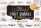 Font Giveaway – The Perfect Mix Font Bundle: 70 Premium Fonts with Commercial License