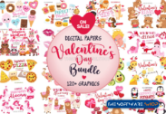 Design Giveaway – Valentine’s Day Bundle: Free Over 120 Valnetine’s Day Themed Graphics with Commercial License