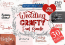 98% Off – Wedding & Crafty Font Bundle: 30 Premium Fonts with Commercial License – for WIndows & Mac OS X