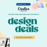 Up to 30% Off – Creative Market Design Deals – Premium Design Assets: Fonts, Templates, Graphics & More on Sale