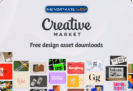 Week 35 Giveaway – Creative Market Free Design Asset Downloads | Free Download Four Featured Assets Each Week