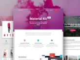 30% Off Coupon on Material Kit Pro – Premium Bootstrap Material Design UI Kit (Web Element)