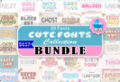 Giveaway – Cute Fonts Bundle: Free Commercial License | 30 Premium Fonts – for Windows, Mac, Linux