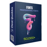 Giveaway – 50,000 Professional Fonts Mega Bundle: Lifetime License | Extensive Font Collection for Branding, Graphic Design, Web, Print & More