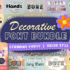 Giveaway – Modern Display Font Bundle: Free 28 Premium Fonts (Worth $2,920.00) with Commercial License