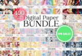 Giveaway – Diverse Digital Papers Bundle: Free 400 Unique High-Resolution Backgrounds in 20 Sets | Commercial License