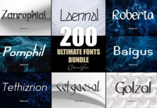 Giveaway – 100 Ultimate Fonts Bundle: Free 100 Premium Fonts | Mega Handcrafted Type Collection for Creative Projects