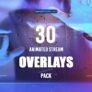 Giveaway – 30 Animated Stream Video Overlays: Free License | Seamless Looping Motion Graphics, No Plugins Required, Compatible with OBS Studio, Premiere Pro, After Effects, and Davinci Resolve