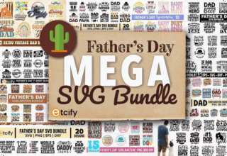 90% Off – Father’s Day Mega Bundle: 20 Premium Graphic Packages by Etcify with Commercial License