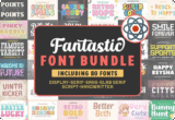 Giveaway – Fantastic Font Bundle: Free 80 Premium Fonts – Commercial License