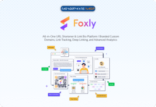 91% Off – Foxly Pro: Lifetime Access | All-in-One Branded URL Shortener, Link Bio & Advanced Analytics
