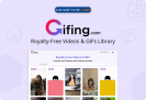 Save up to 95%: Gifing – Lifetime Access – Royalty-Free Videos & GIFs Library