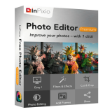 100% Giveaway on InPixio Photo Editor Premium – Full Version with a Serial Number – Photo Enhancement Focused on Simplicity – for Windows