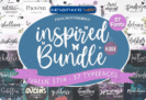 Font Giveaway – Inspired Huge Font Bundle: Free Commercial License | 57 Love-themed Fonts – for Windows & Mac OS X