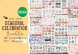 Giveaway – Lazy Cat’s Seasonal Celebration Bundle: Free 25 Graphic Packs for Easter, Spring, Mother’s Day and More | Commercial License Included
