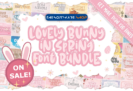 Giveaway – Lovely Bunny in Spring Font Bundle: Free 132 Premium Fonts | Commercial use – for Windows, Mac OS