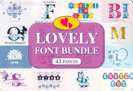 99% Off – Lovely Font Bundle: 42 Premium Fonts by Suse Creative | Commercial License