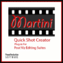 100% Off Giveaway on Martini QuickShot Creator – 1-year Subscription License – A plug-in for Adobe Premiere Pro, Apple Final Cut Pro, Avid Media Composer, and VEGAS Pro.
