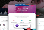 50% Off on Material Kit Pro Bootstrap 4 – Premium Bootstrap Material Design UI Kit (Web Element)