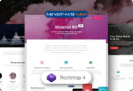 50% Off on Material Kit Pro Bootstrap 4 – Premium Bootstrap Material Design UI Kit (Web Element)