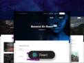 50% Off on Material Kit 2 PRO React – Material-UI Design System based on React