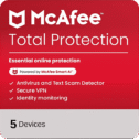 87% Off – McAfee Total Protection: 5-Device 1-Year License | Award-Winning Antivirus, Secure VPN, Identity Monitoring & Scam Protection –  for Windows, Mac, iOS, Android