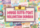 Giveaway – Mega Cute Font Collection Bundle: 65 Premium Fonts | Commercial License