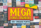 Giveaway – Mega Fonts Bundle: Free 158 Premium Fonts by Pidco.art with Commercial License