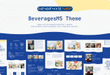 BeverageM5 Launch Sale: 97% Off Mobirise Website Builder Kit