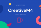 CreativeM4 Theme Release Promo: 97% Off Mobirise Website Builder Kit