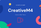 CreativeM4 Theme Release Promo: 97% Off Mobirise Website Builder Kit