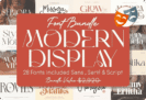 Giveaway – Modern Display Font Bundle: Free 28 Premium Fonts (Worth $2,920.00) with Commercial License