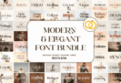 Giveaway – Modern & Elegant Font Bundle: Free Commercial License | 48 Premium Serif Fonts – for Windows, Mac & Linux | OTF & TTF Compatible | Ideal for Branding, Logos, Brochures & More