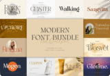 Giveaway – Modern Font Bundle: Free Premium License  | 10+ Best Ligature Fonts