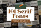 Giveaway – Modern & Stylish Serif Font Mega Bundle: 101 Premium Fonts – Commercial License